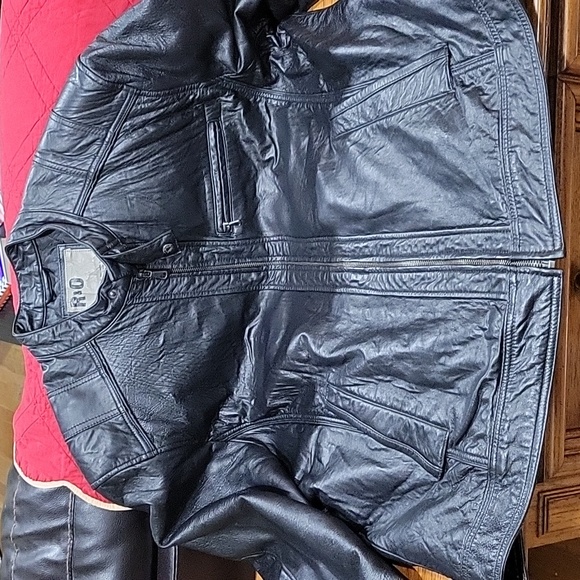 R & O Leather Jacket - Picture 1 of 6